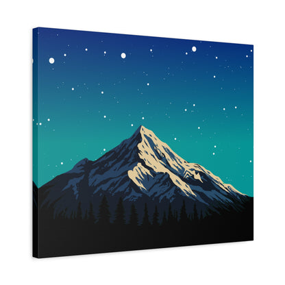 Twilight Peaks Canvas