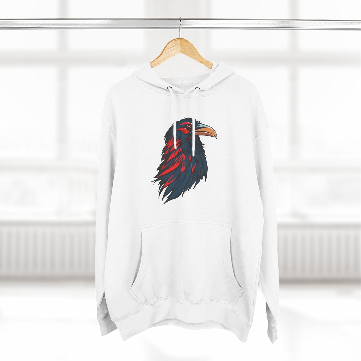 Raven Icon - Fleece Hoodie