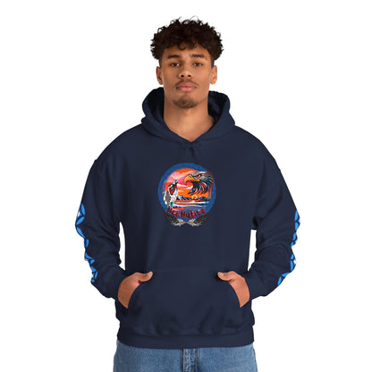 Neo Native brand logo hoodie — Alaska Native owned apparel brand — front view