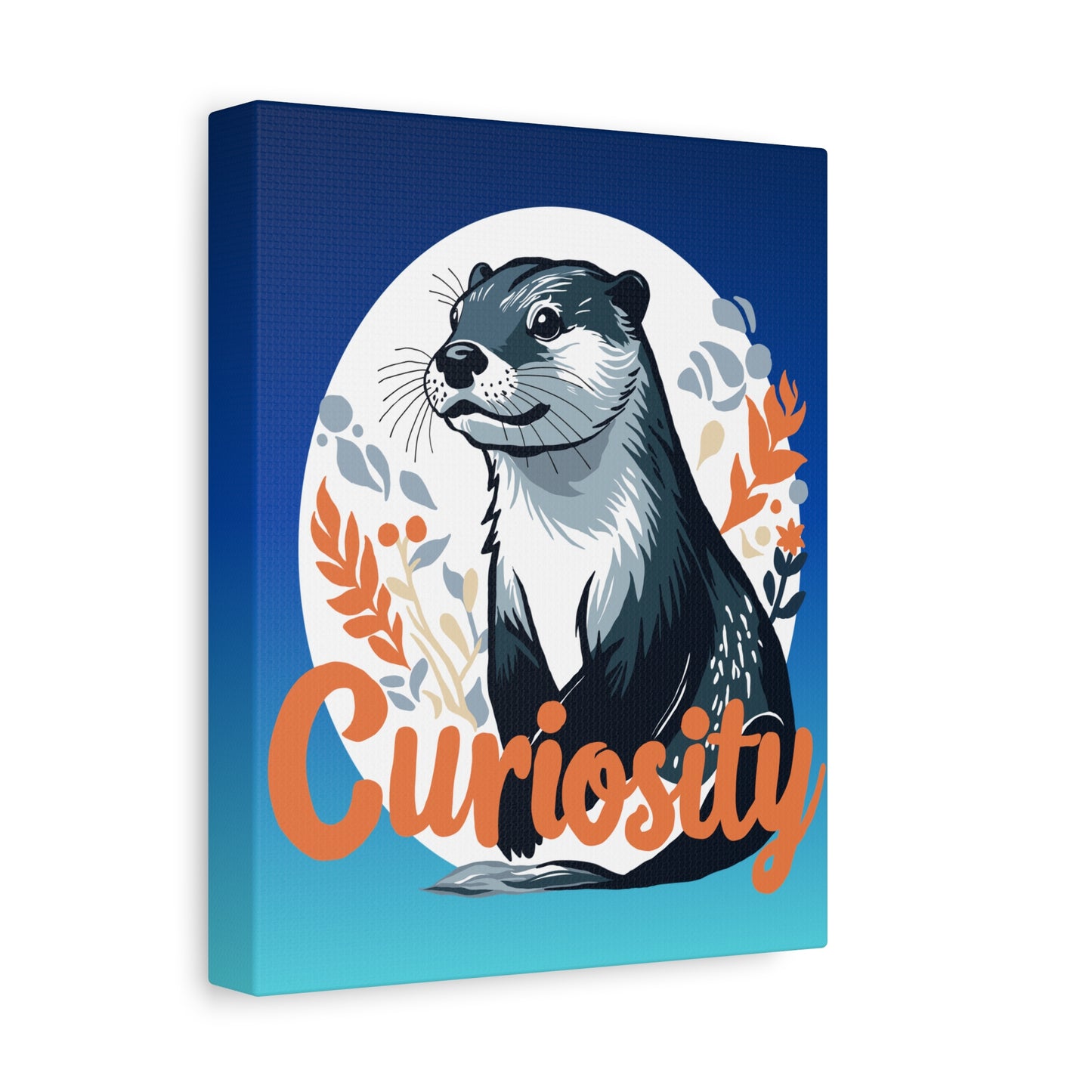Curiosity Otter Canvas