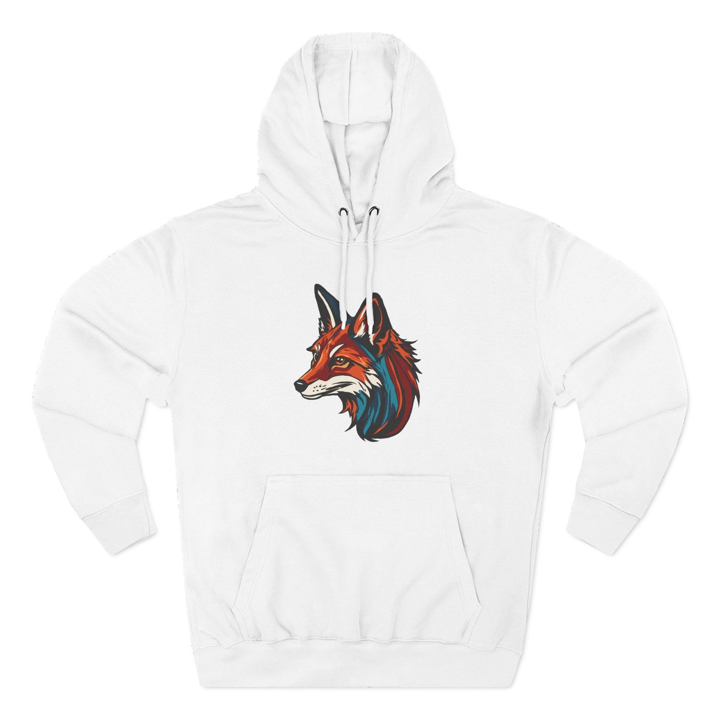 Red Fox Icon - Fleece Hoodie