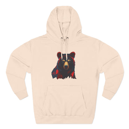 Black Bear Icon - Fleece Hoodie