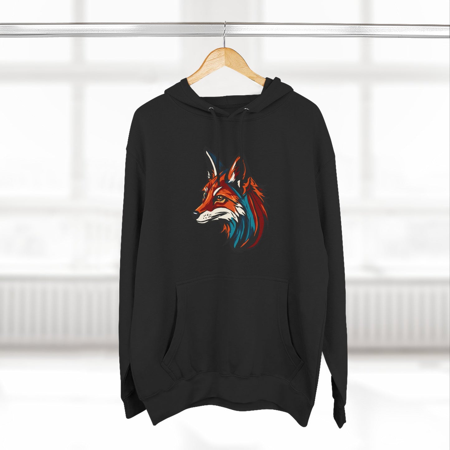 Red Fox Icon - Fleece Hoodie