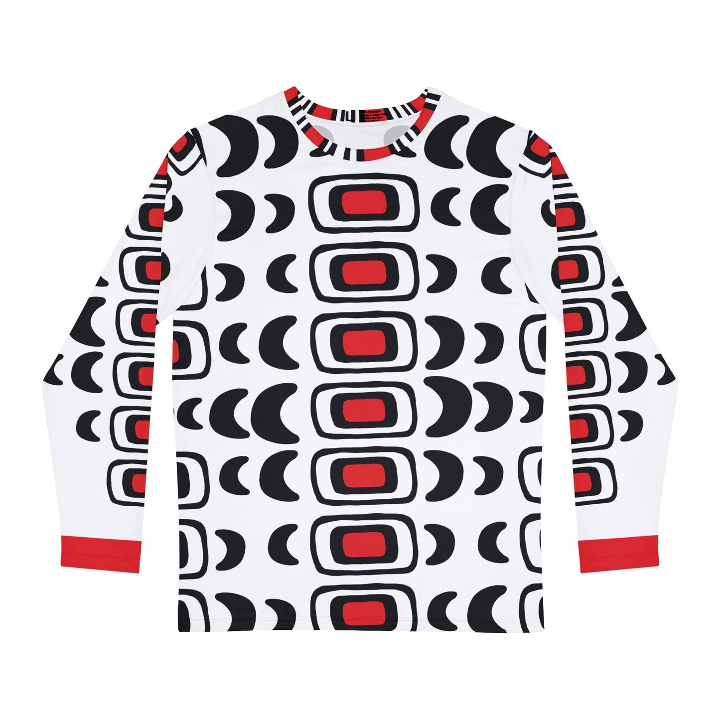 Polar Tracks Pattern Long-Sleeve