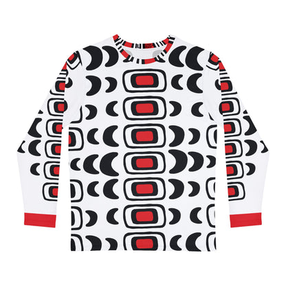 Polar Tracks Pattern Long-Sleeve