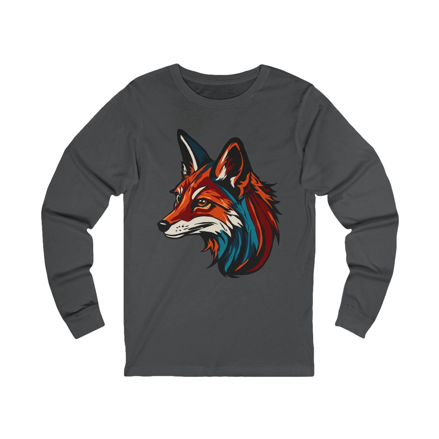 Red Fox Icon - Long-Sleeve Tee