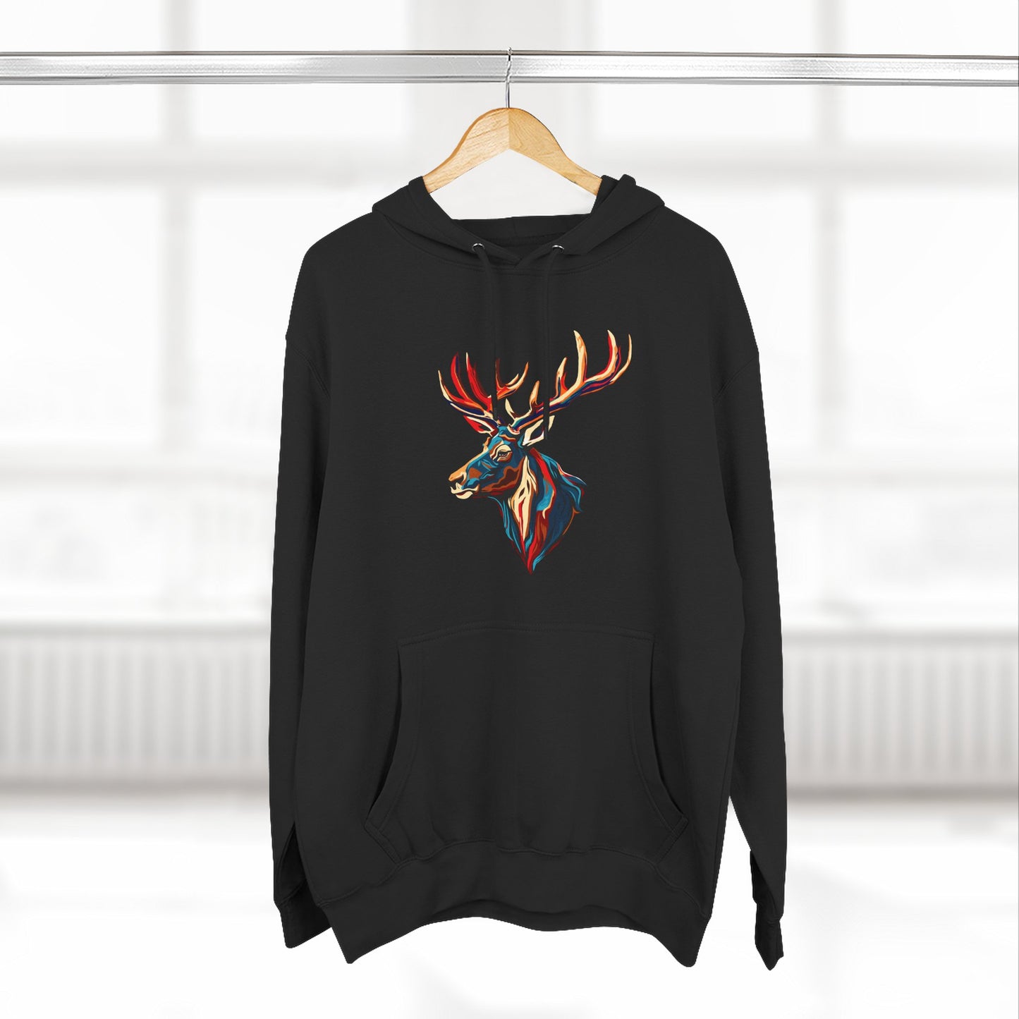 Elk Icon - Fleece Hoodie