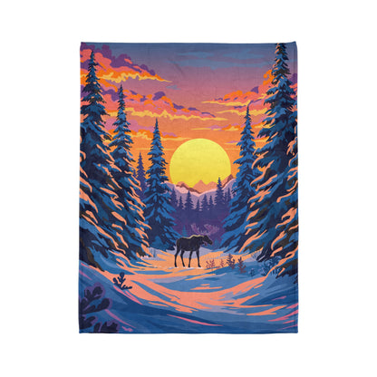 Spruce Moose Blanket