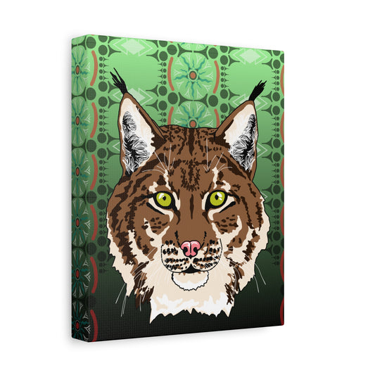 Lynx Portrait (tan) Canvas
