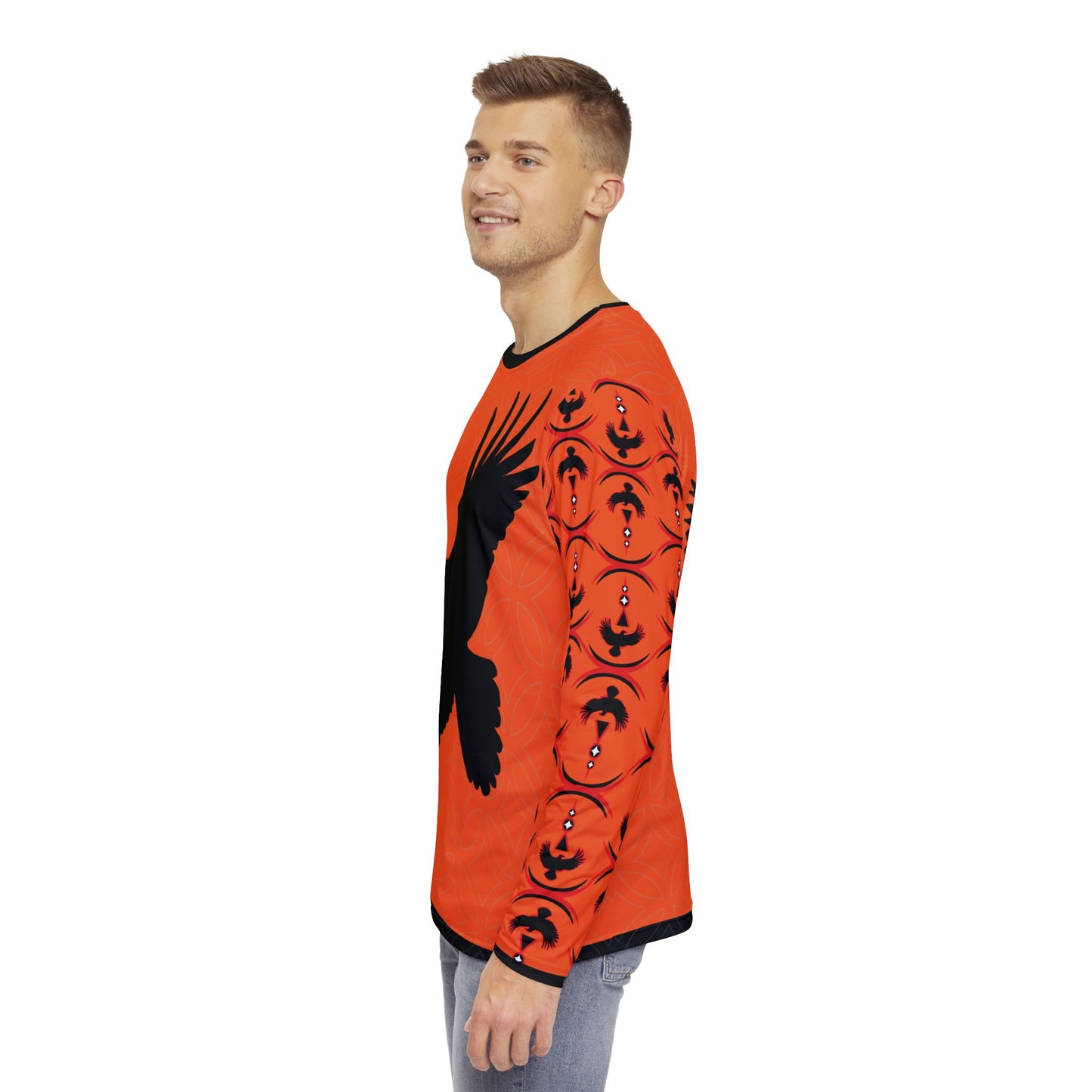 Orange Raven Long-Sleeve