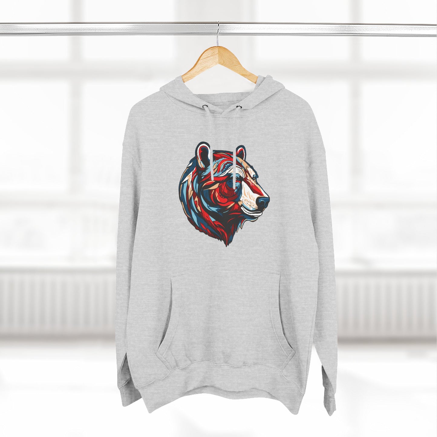 Polar Bear Icon - Fleece Hoodie