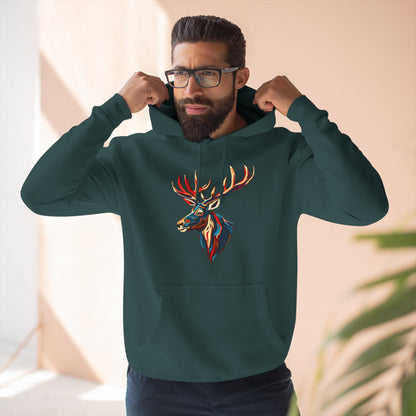 Elk Icon - Fleece Hoodie