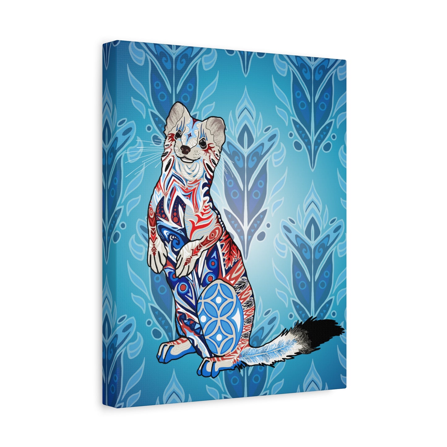 Winter Ermine Canvas