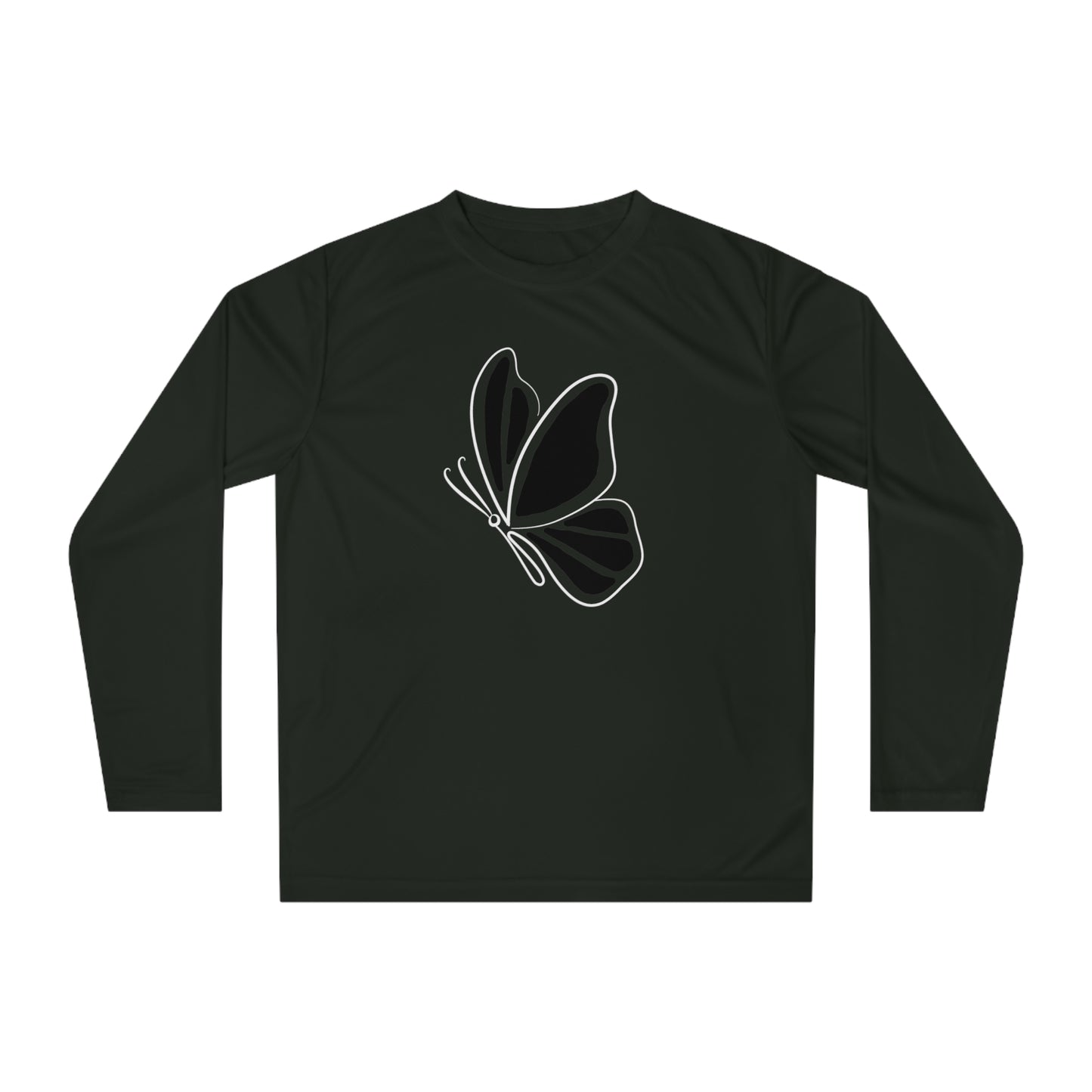 Butterfly Silhouette Long-Sleeve (Performance)