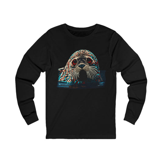 Harbor Seal Icon - Long-Sleeve Tee