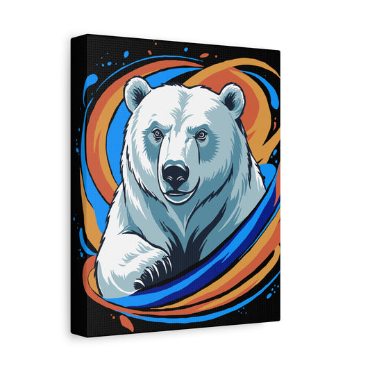 Strength Polar Bear Canvas