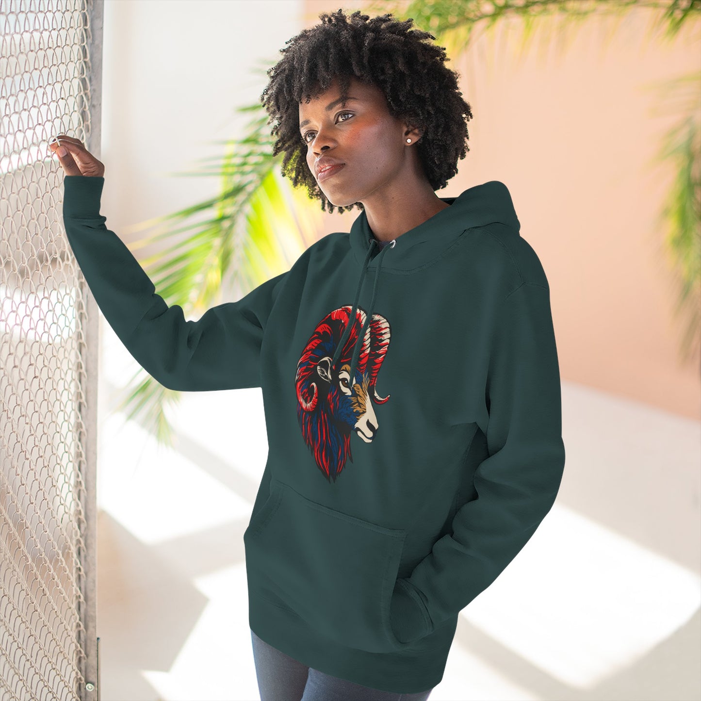 Dall Sheep Icon - Fleece Hoodie