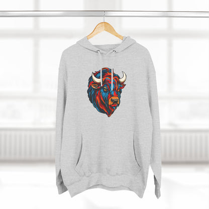 Bison Icon - Fleece Hoodie