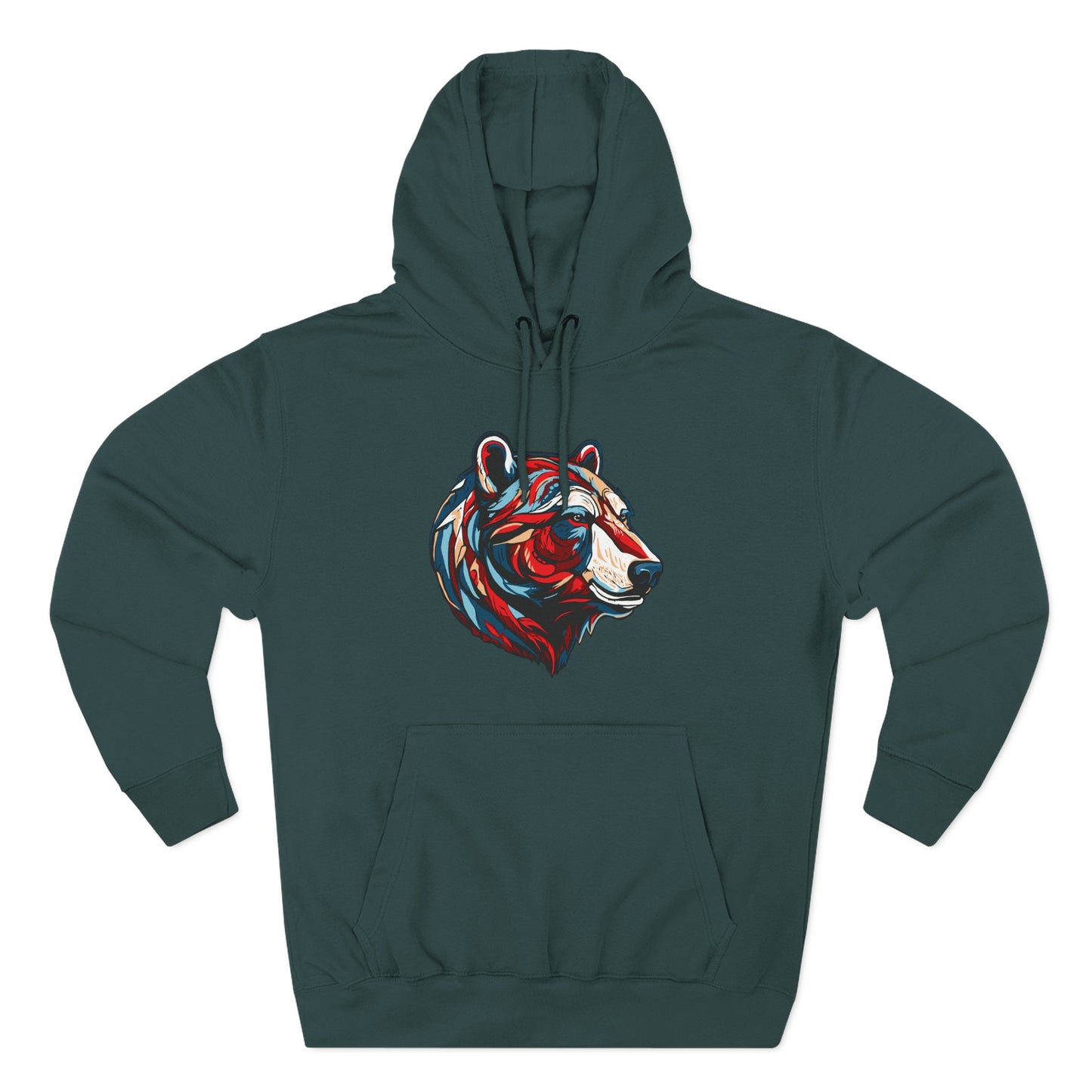 Polar Bear Icon - Fleece Hoodie