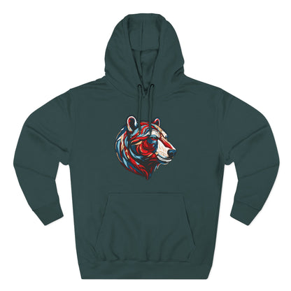 Polar Bear Icon - Fleece Hoodie