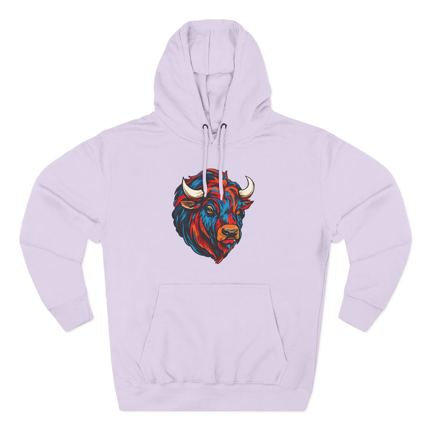 Bison Icon - Fleece Hoodie