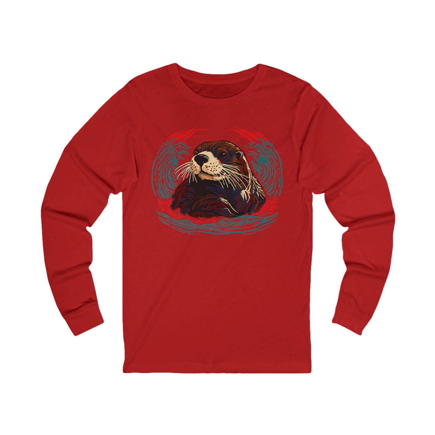Sea Otter Icon - Long-Sleeve Tee