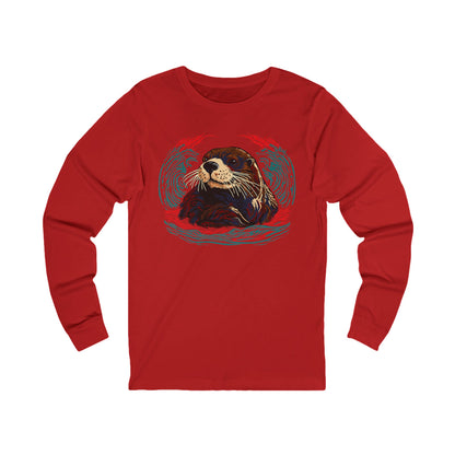 Sea Otter Icon - Long-Sleeve Tee