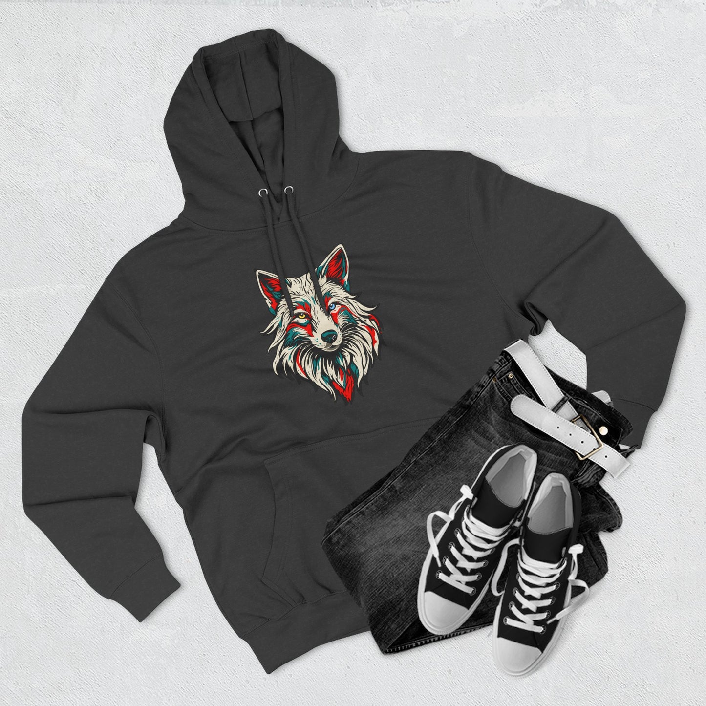 Arctic Fox Icon - Fleece Hoodie