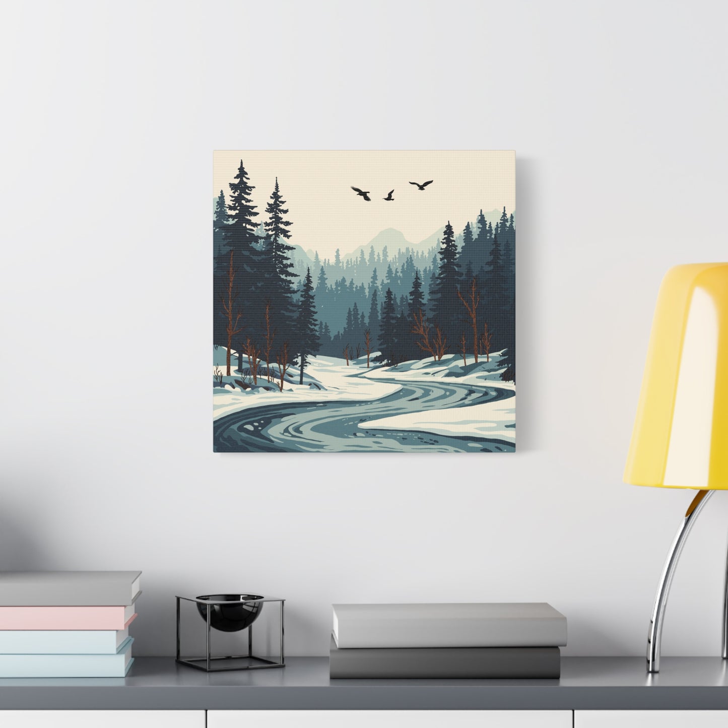 Ice-olate River Canvas