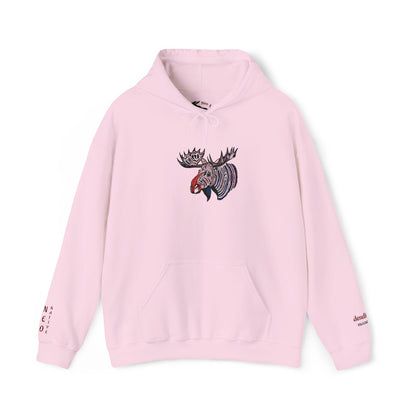 Tribal Moose Hoodie