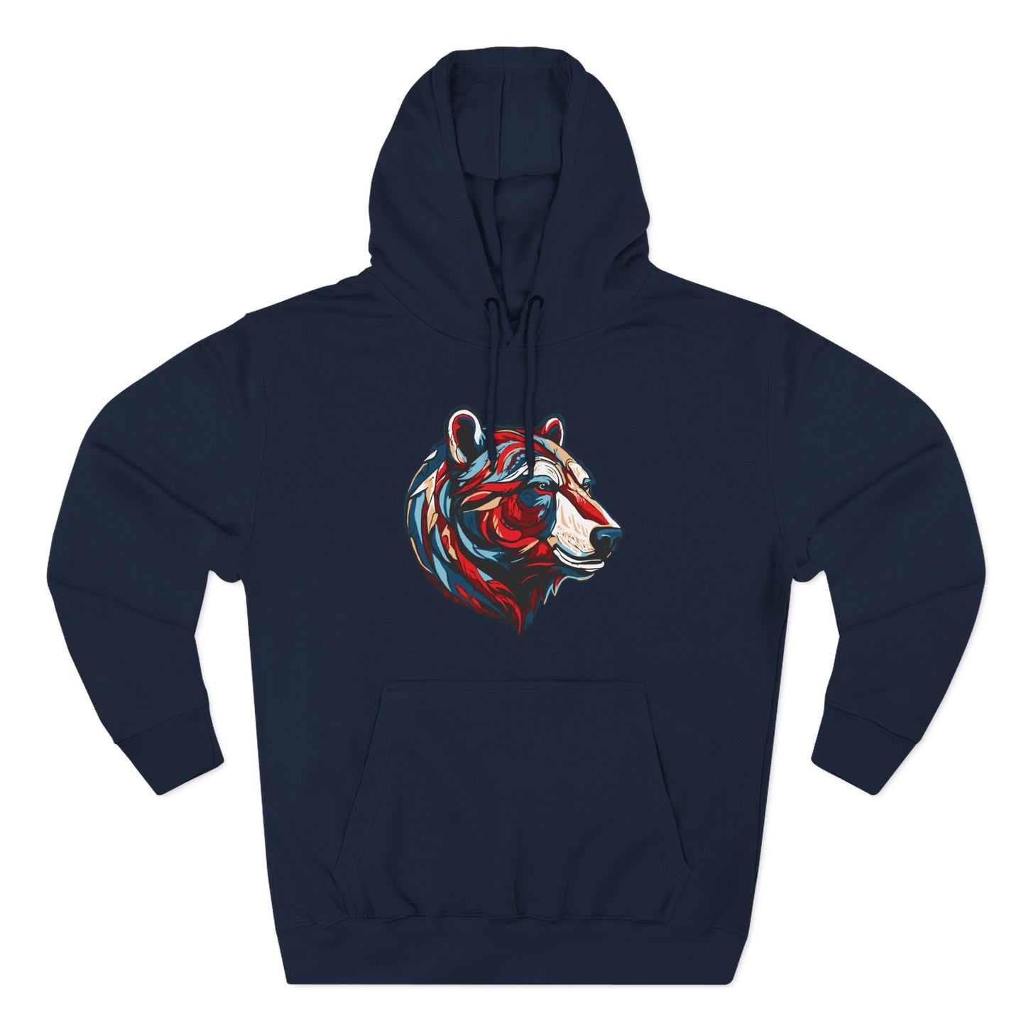 Polar Bear Icon - Fleece Hoodie