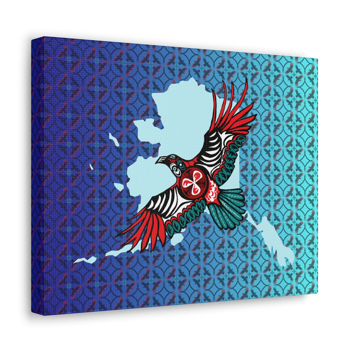 Flying Raven Canvas