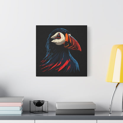 Puffin Icon Canvas