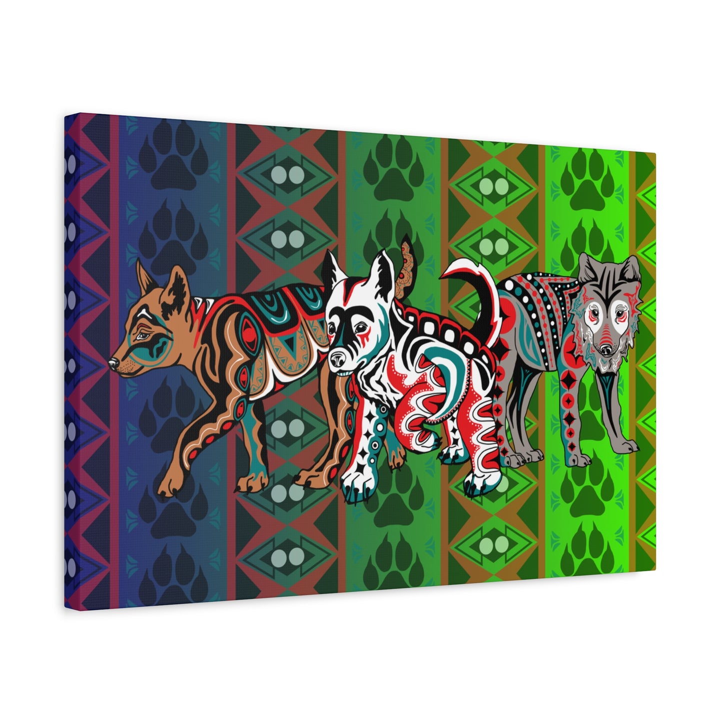 Wolf Pups Canvas