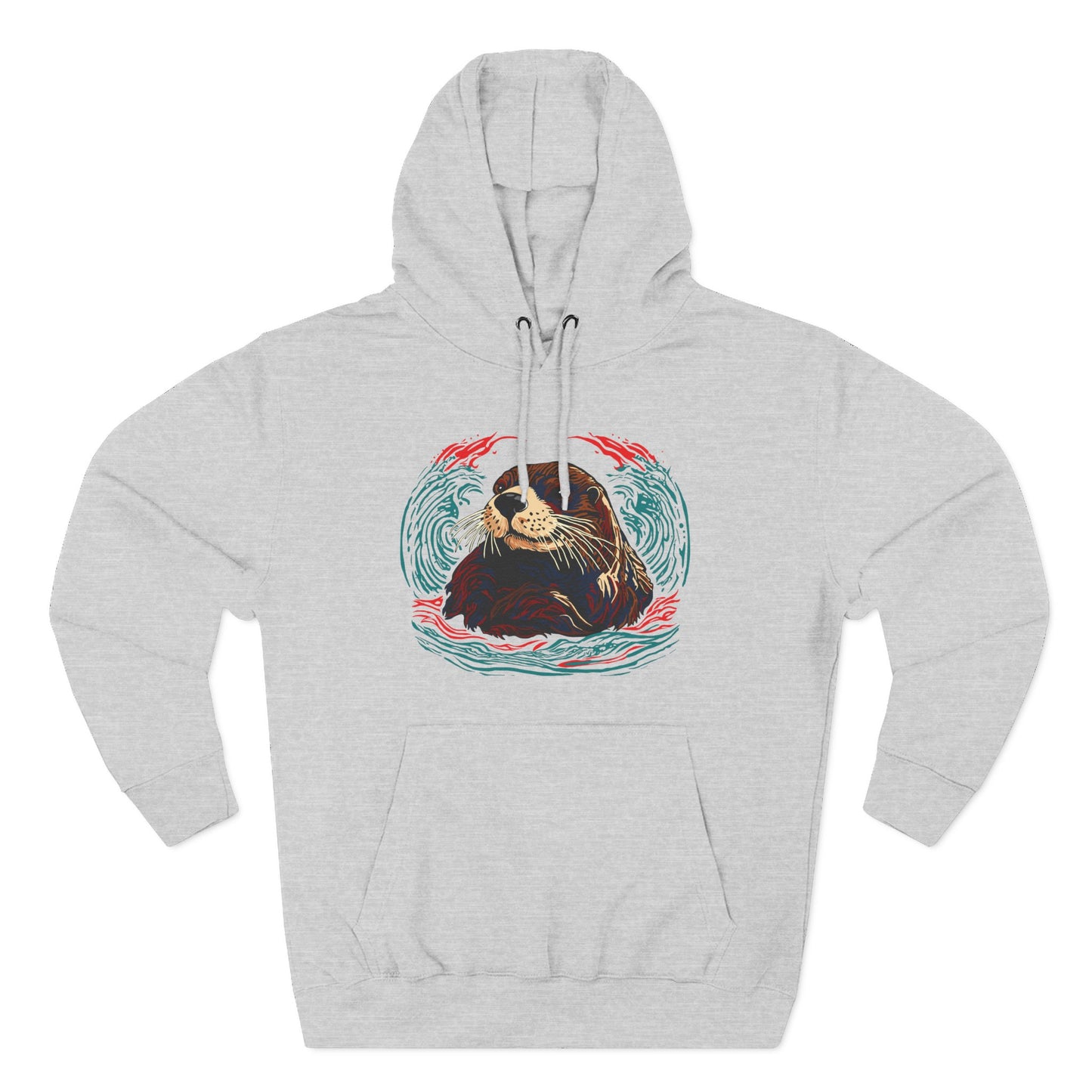 Sea Otter Icon - Fleece Hoodie