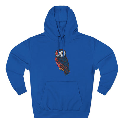 Saw-Whet Owl Icon - Fleece Hoodie