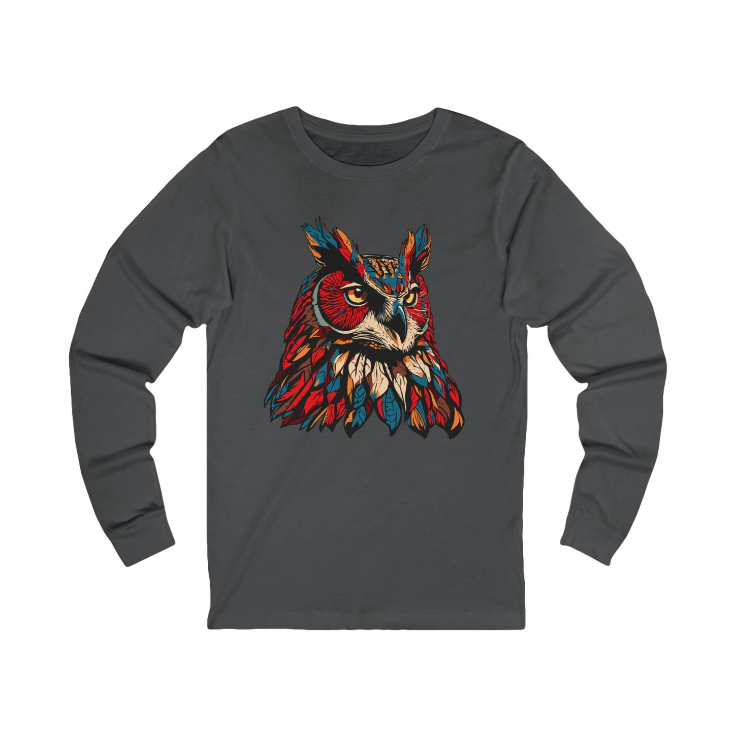 Great Horned Owl Icon - Long-Sleeve Tee