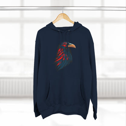 Raven Icon - Fleece Hoodie