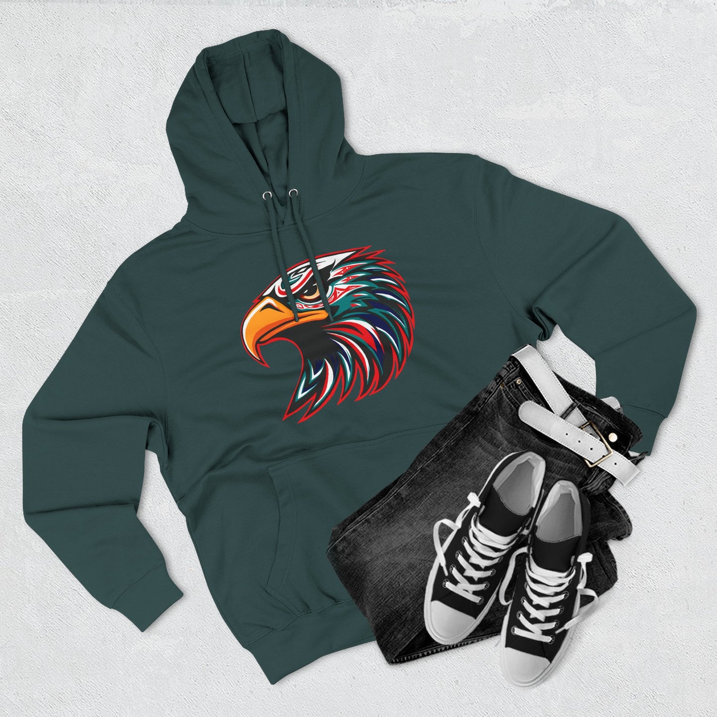 Eagle Icon - Fleece Hoodie
