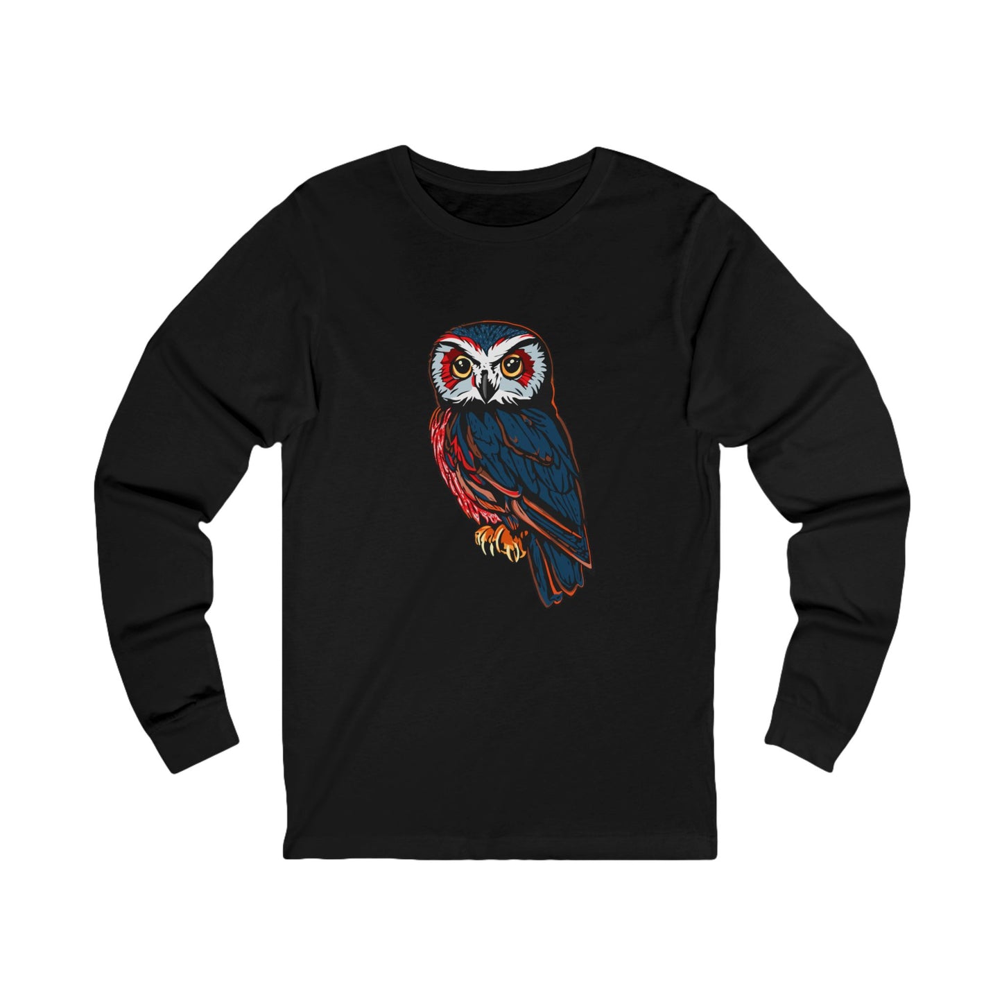 Saw-Whet Owl Icon - Long-Sleeve Tee