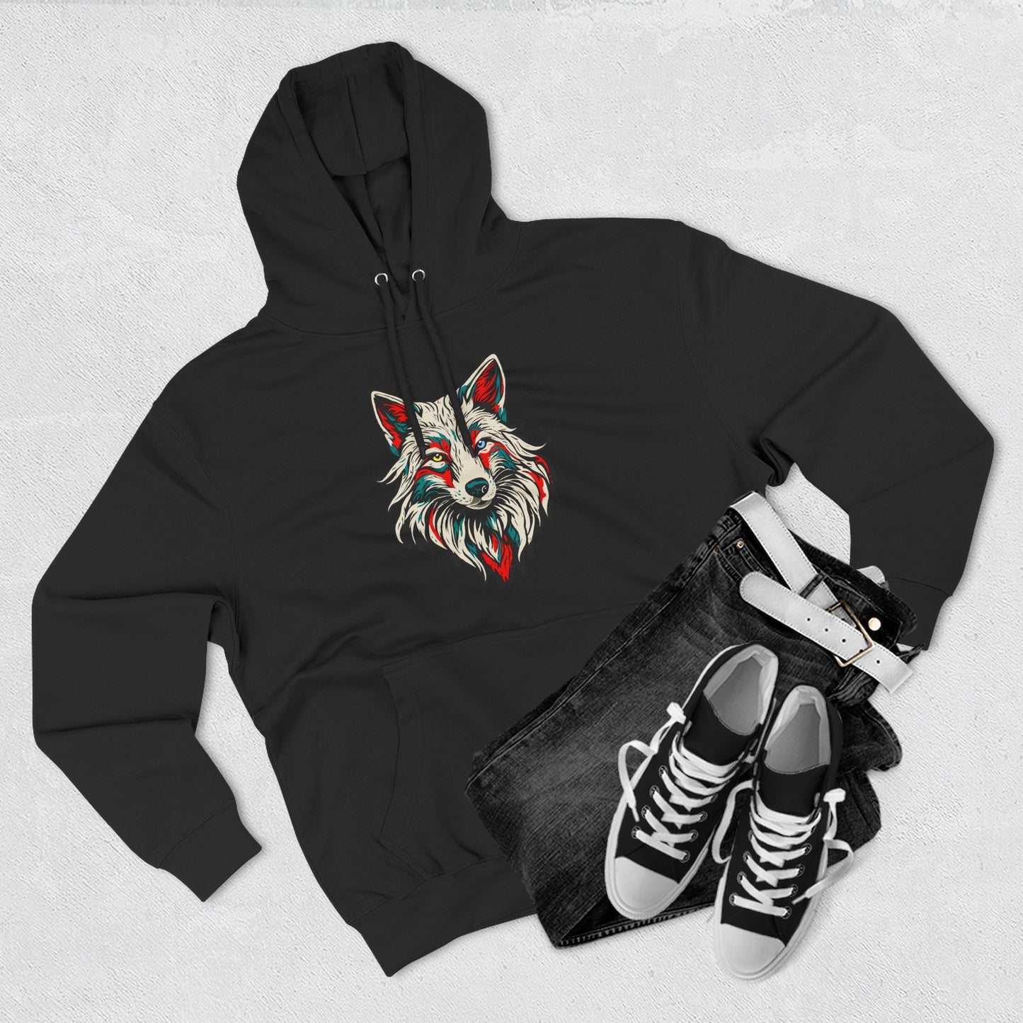 Arctic Fox Icon - Fleece Hoodie