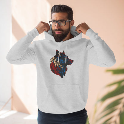 Wolf Icon - Fleece Hoodie