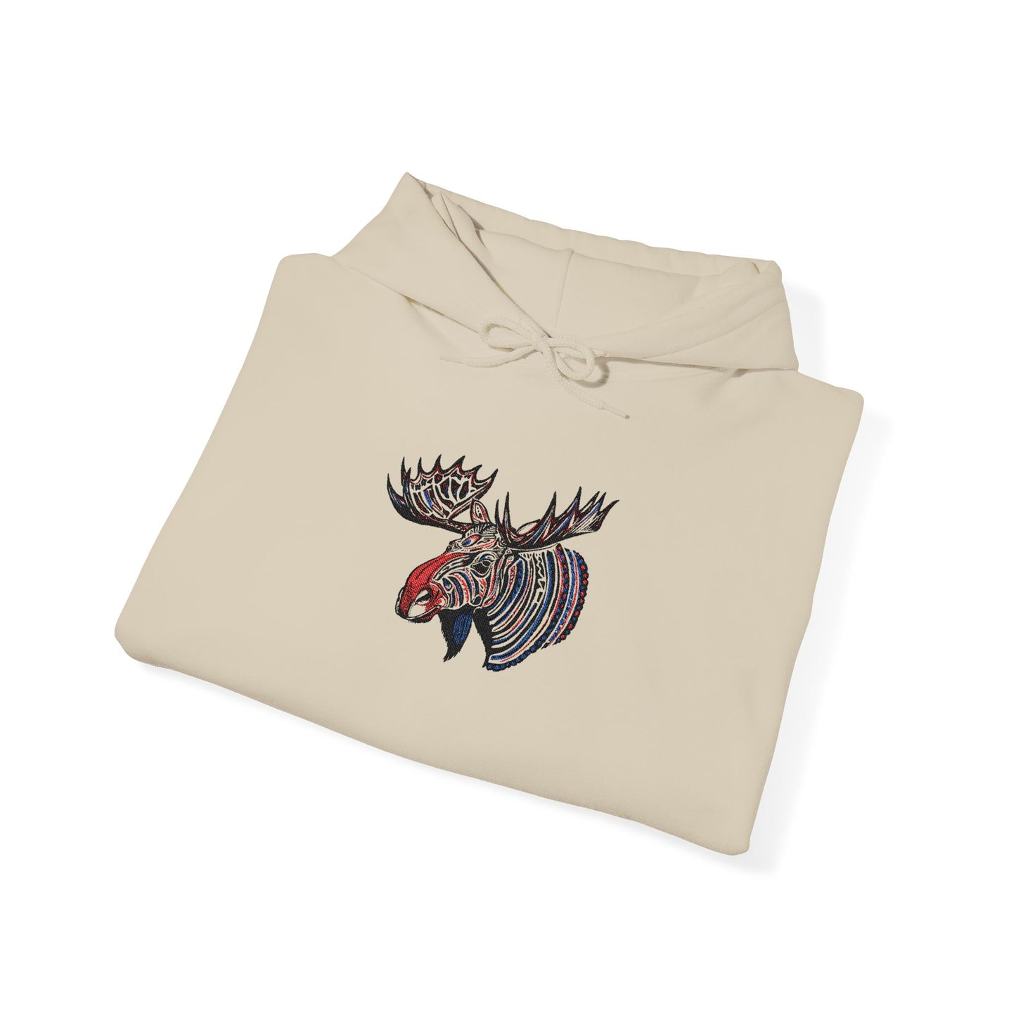 Tribal Moose Hoodie
