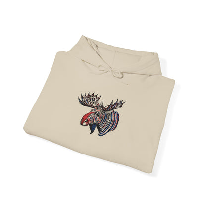Tribal Moose Hoodie
