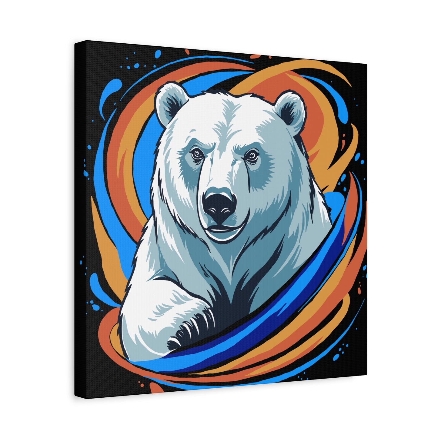 Strength Polar Bear Canvas