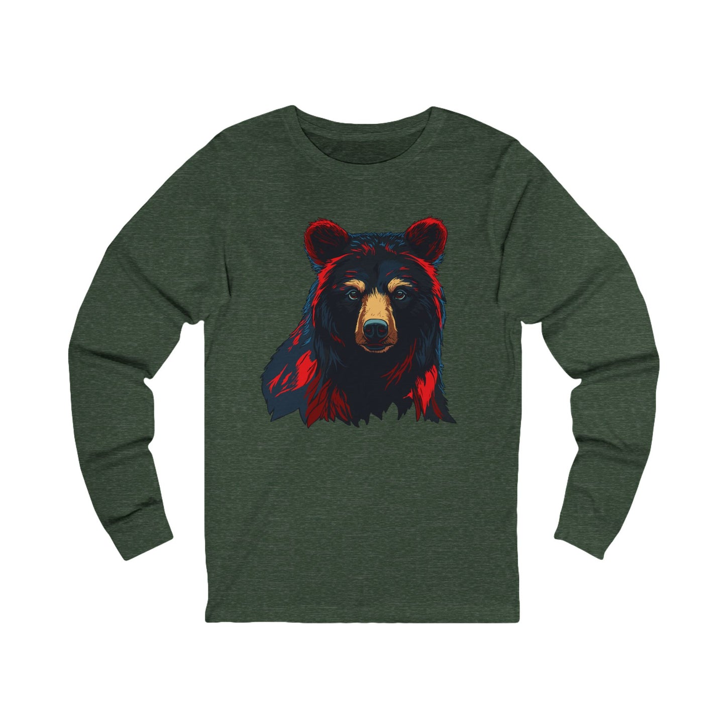 Black Bear Icon - Long-Sleeve Tee