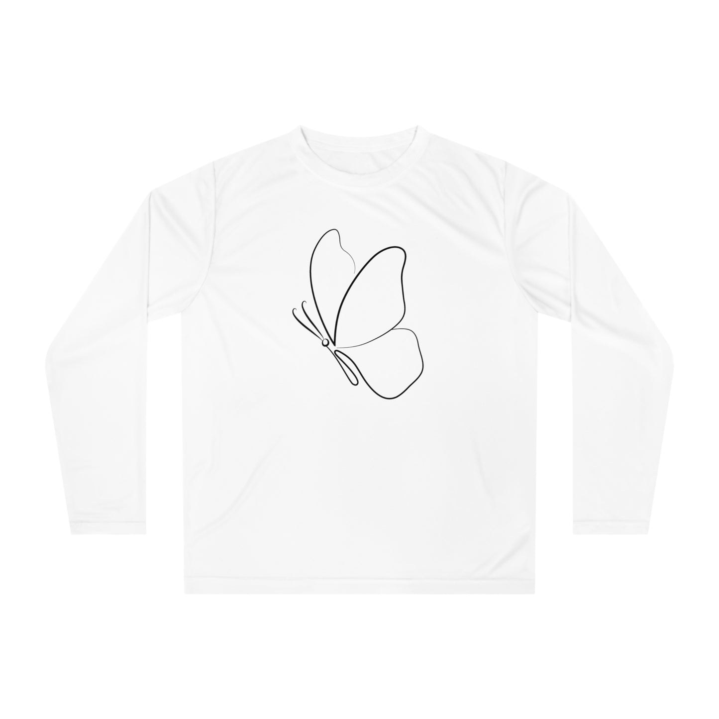 Butterfly Silhouette Long-Sleeve (Performance)