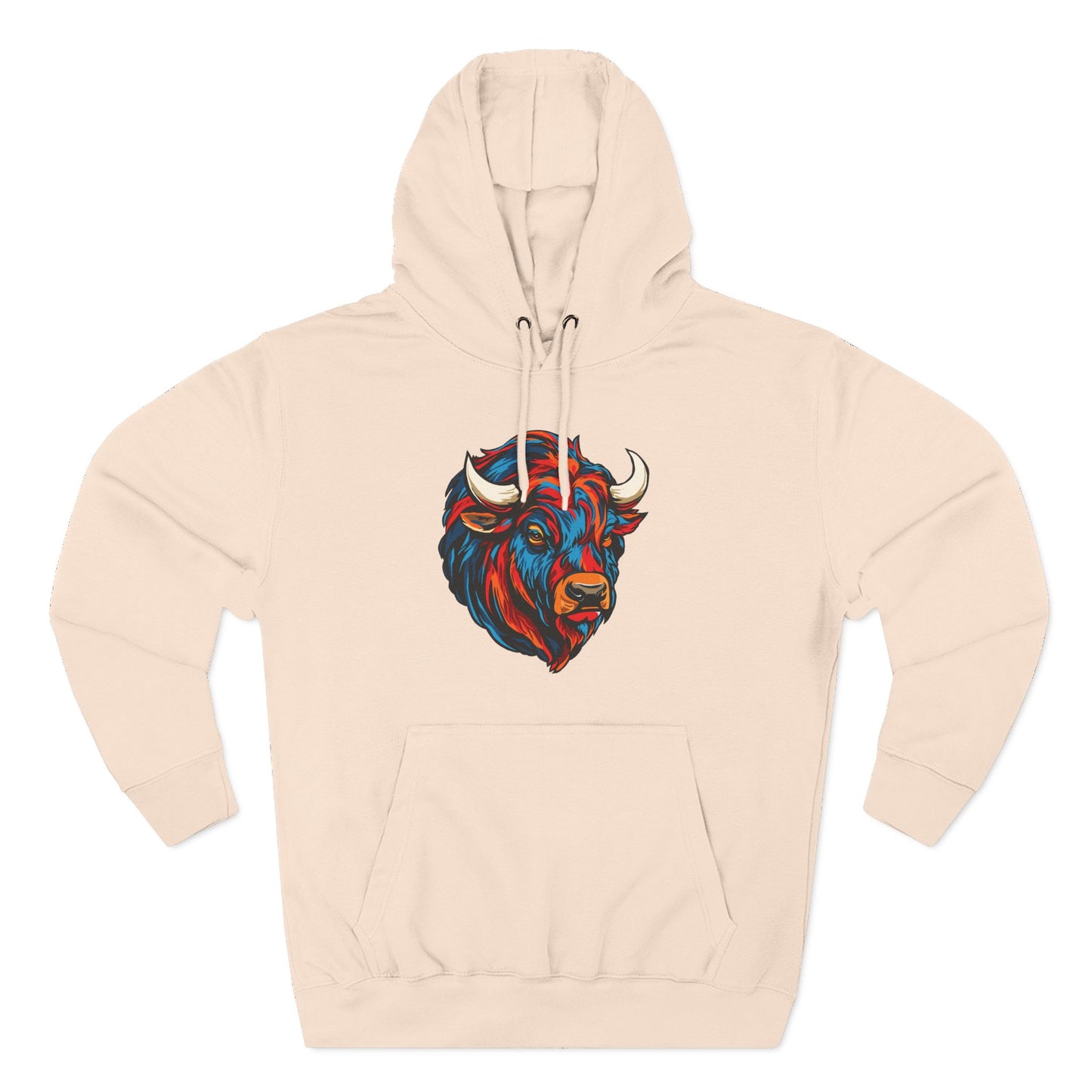 Bison Icon - Fleece Hoodie