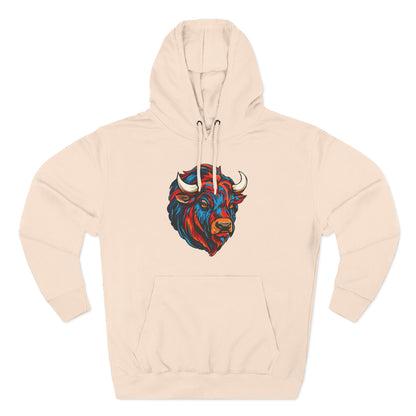 Bison Icon - Fleece Hoodie