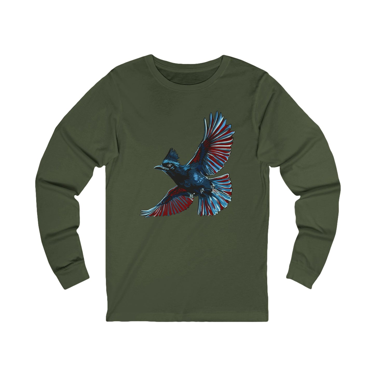 Steller's Jay Icon - Long-Sleeve Tee